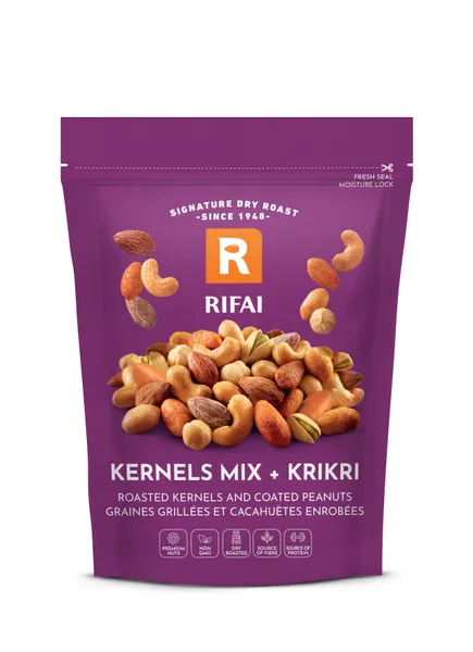 Grauzdētu riekstu maisījums, RIFFS, PEANUT KRIKRI, sālīts, 250 g