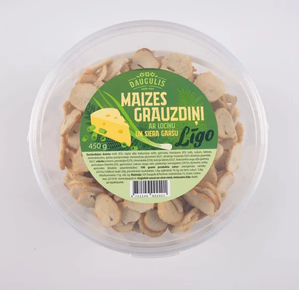 Grauzdiņi DAUGULIS, ar lociņu un siera garšu, 450g