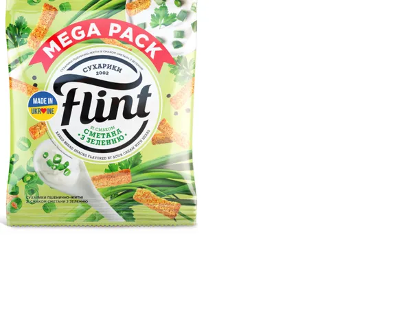 Sausiņi Flint krējums zaļumi 110g