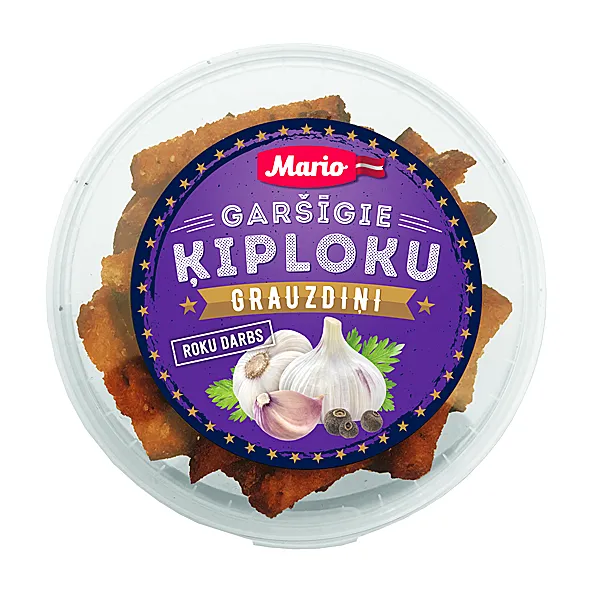 Grauzdiņi MARIO, ar ķiploku garšu, 450g