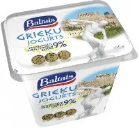 Grieķu jogurts Baltais bez piedevām 400g