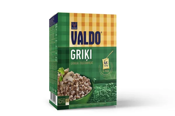 Griķi 4x125g, Valdo