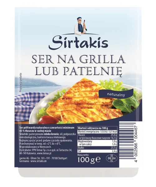 Grilsiers SIRTAKIS, 45%, 100g
