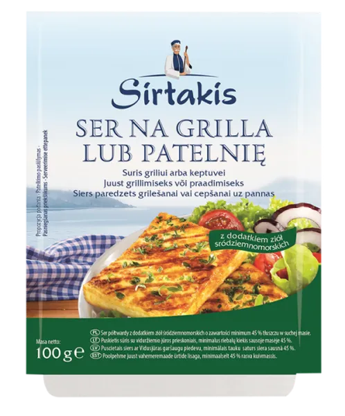Grilsiers SIRTAKIS, ar Vidusjūras garšaugiem, 45%, 100g