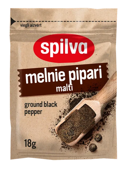 Melnie pipari Spilva malti 18g