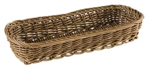 Groziņš galda piederumiem, 27x10 cm, brūns