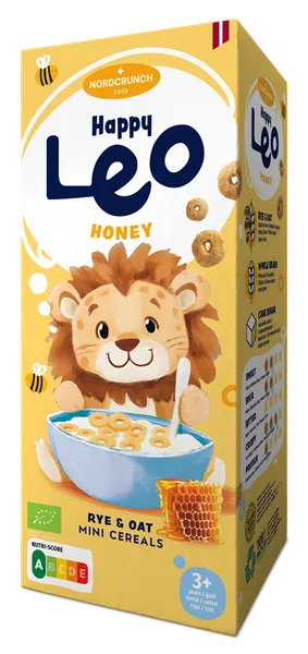 Rudzu un auzu pārslas HAPPY LEO ar medu 150g