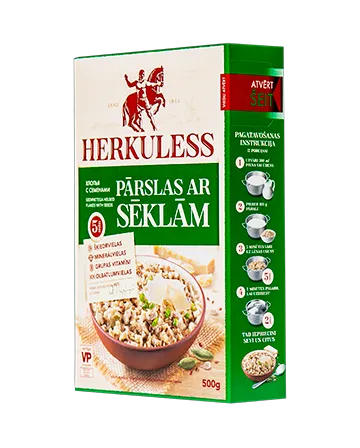 Pārslas Herkuless ar sēklām 500g