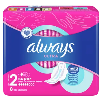 Hig.paketes Always Ultra Super Plus 8gb