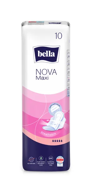 Higiēniskās paketes BELLA Nova Maxi Softiplait, 10gab
