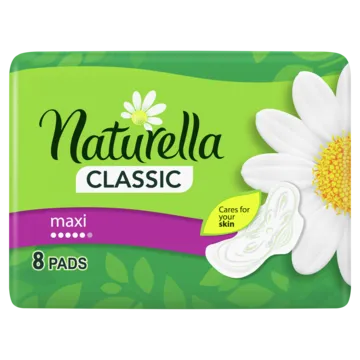 Higiēniskās paketes NATURELLA Classic Maxi, S3, 8 gab.