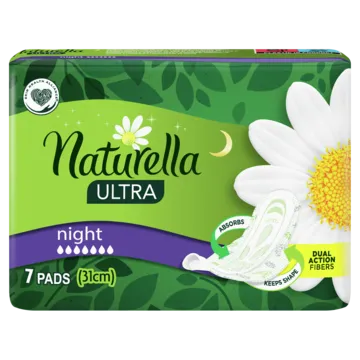 Higiēniskās paketes NATURELLA Ultra Night, S4, 7 gab.
