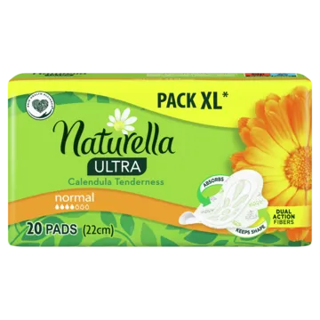 Higiēniskās paketes NATURELLA Ultra Normal Calendula, S1, 20 gab.