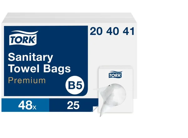 Higiēnisko pakešu maisiņi TORK Premium, 204041