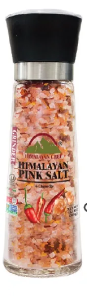 Himalaju rozā sāls ar čipotle pipariem HIMALAYAN CHEF, 326g