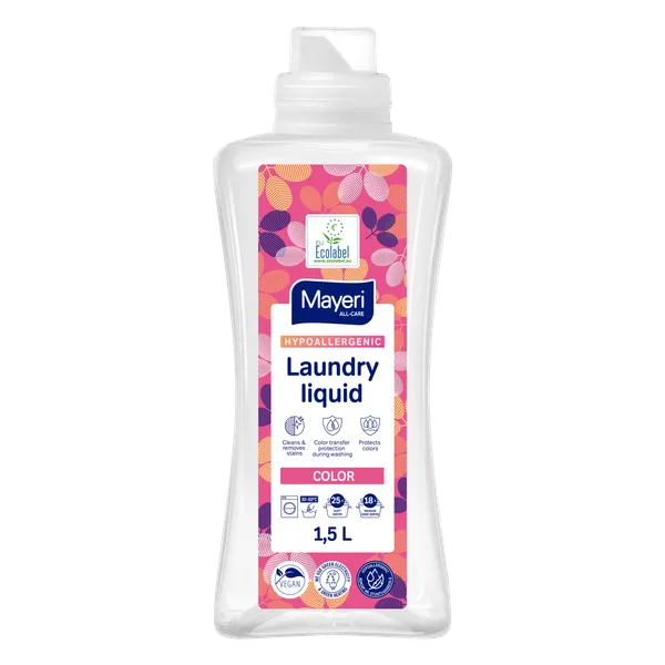 Hipoalerģiska veļas mazgāšanas želeja MAYERI Color, 1.5l