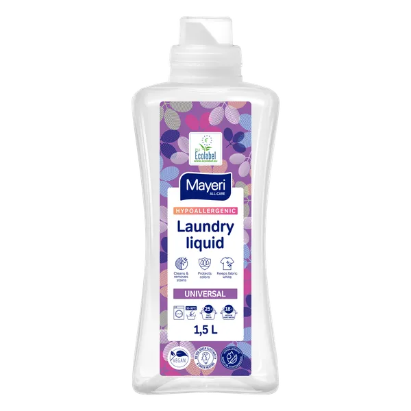 Hipoalerģiska veļas mazgāšanas želeja MAYERI Universal, 1.5l