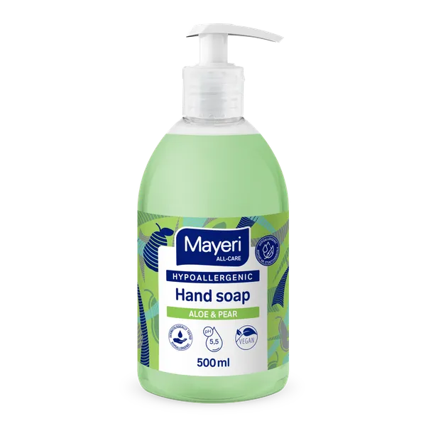 Šķidrās ziepes Aloe&Pear Mayeri Hipoalerģisks 500ml