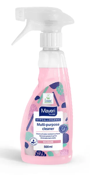 Hipoalerģisks universāls tīrīšanas līdzeklis MAYERI Rhubard, 500ml