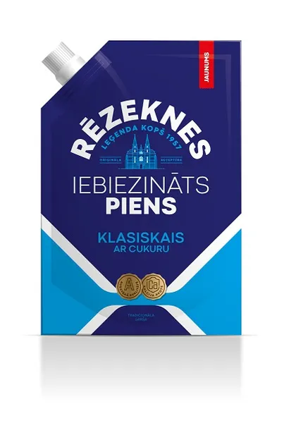 Iebiezināts piens ar cukuru klasiskais 250g, Rēzeknes Leģenda
