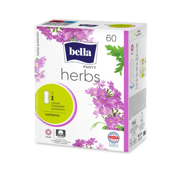 Ikdienas ieliktnīši BELLA Panty Herbs Verbena, 60gab