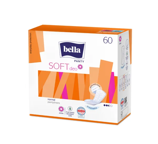 Ikdienas ieliktnīši BELLA Soft Deo Fresh, 60gab
