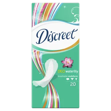 Ikdienas ieliktnīši DISCREET Waterlily, 20 gab.