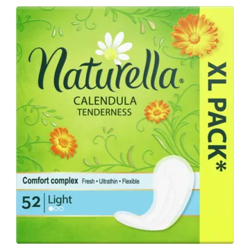 Ikdienas ieliktnīši NATURELLA Calendula Light, 52 gab.