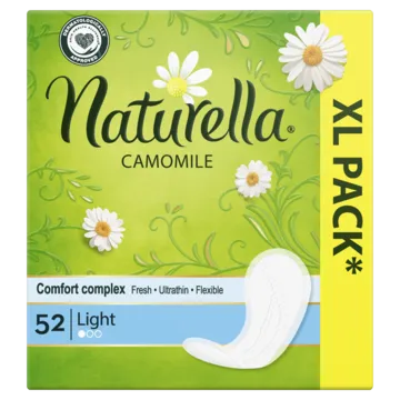 Ikdienas ieliktnīši NATURELLA Camomile Light, 52 gab.