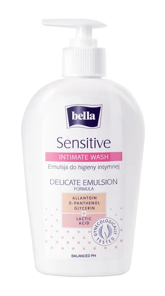Intīmās higiēnas mazgāšanas emulsija BELLA Sensitive, 300ml