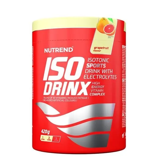 Izotoniskā dzēriena pulveris NUTREND, Isodrinx, greipfrūtu garša, 420g