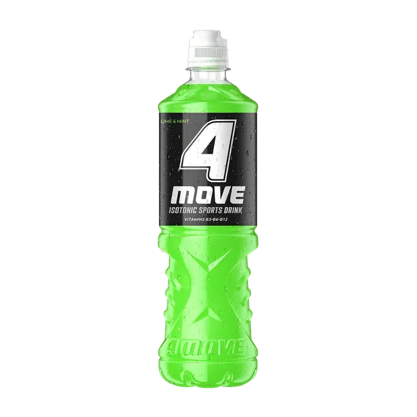 Izotonisks dzēriens 4MOVE Lime&Mint, PET, 0.75l (DEP)