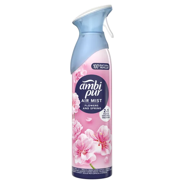 Izsmidzināms gaisa atsvaidzinātājs AMBI PUR Flowers & Spring., 185ml