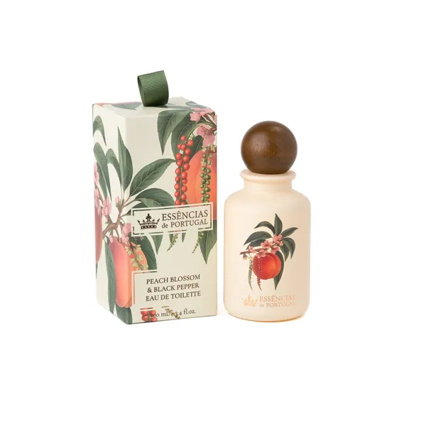 Izsmidzināms mājas aromāts ESSENCIAS DE PORTUGAL Botanic Peach&Pepper, 100 ml, 1gab