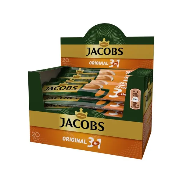 Jacobs 3 in 1, 304g (20x15.2g)