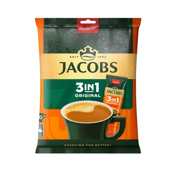 Kafija šķīstošā Jacobs 3in1 10×12.6g 126g