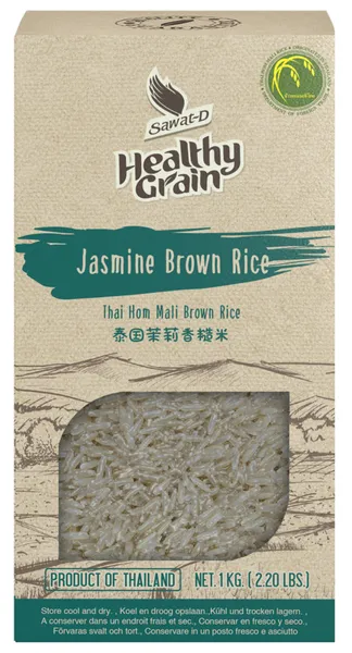 Jasmīnu rīsi SAWAT-D, brūnie, 1kg