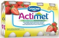 Jogurta dzēriens ACTIMEL zemeņu 8x100g