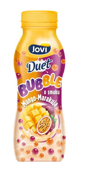 Jogurta dzēriens JOVI Bubble, mango-marakujas, 230g