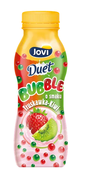 Jogurta dzēriens JOVI Bubble, zemeņu-kivi, 230g