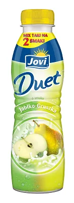 Jogurta dzēriens JOVI Duet Ābolu-Bumbieru, 350 g