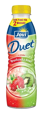 Jogurta dzēriens JOVI Duet Zemeņu-Kivi, 350 g