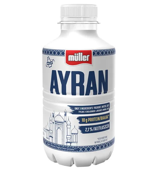 Jogurta dzēriens Müllermilch Ayran 500g 2,1%