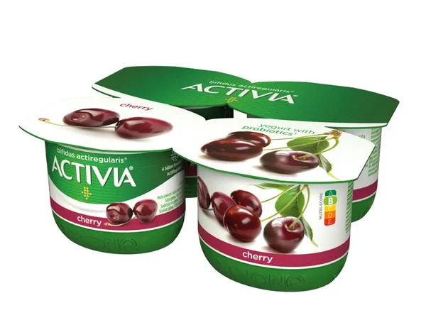 Jogurts ACTIVIA ķiršu 4x120g