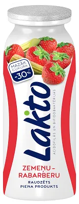 Jogurts LAKTO zemeņu-rabarberu, 1,8%, 100g