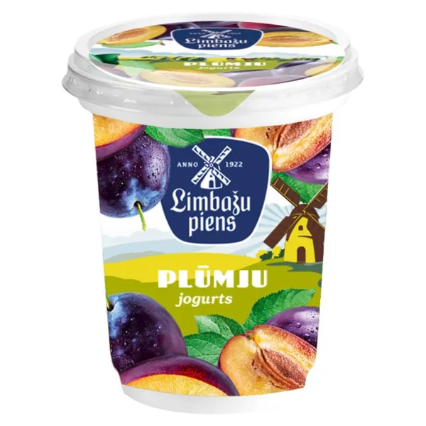 Jogurts plūmju, 320g, Limbažu Piens