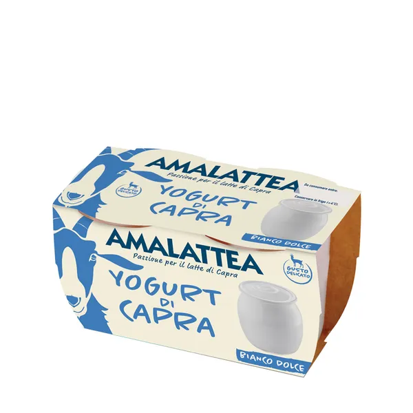 Jogurts no  kazas piena AMALATTEA klassiskais, 125g X 2gab