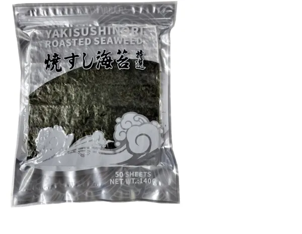 Jūraszāles SUSHI NORI Silver, grauzdētas, 140g, 50gab