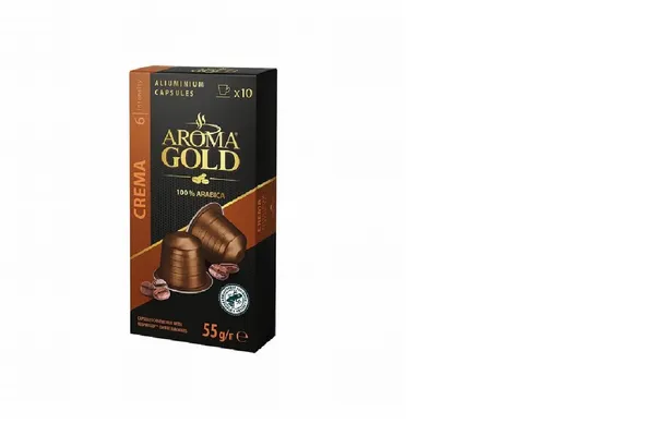 Kafijas kapsulas AROMA GOLD Crema, 10gab, 55g