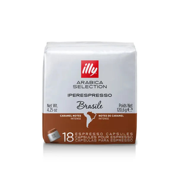 Kafijas kapsulas ILLY Iper, Arabica Selection Brasile, 18gab, 111.6g